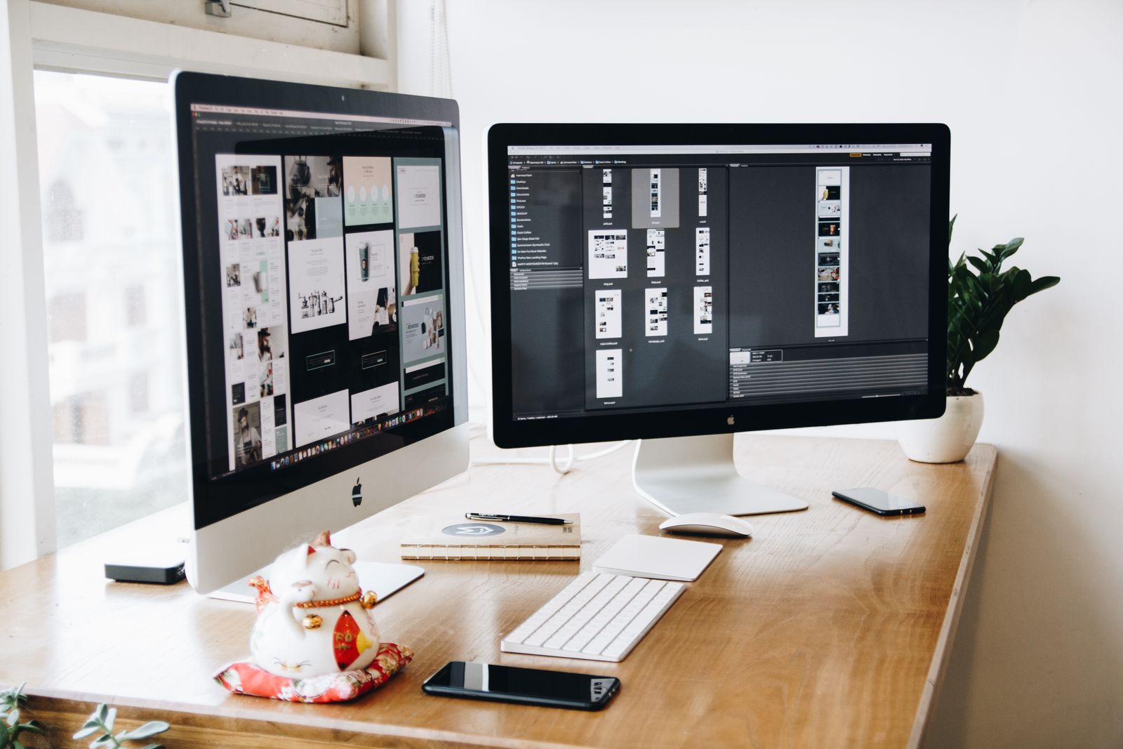 Diseño de interfaces web en dos monitores