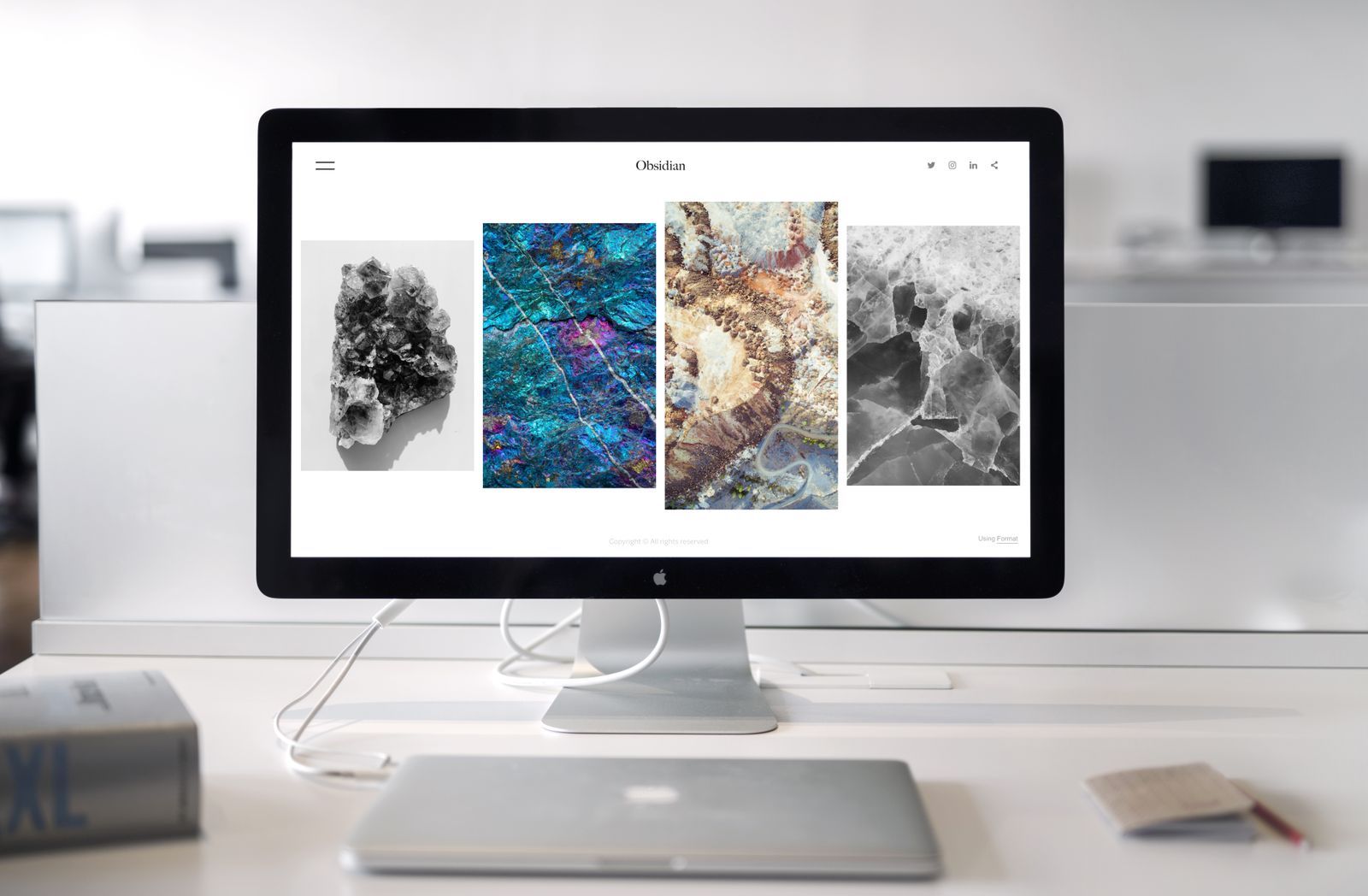 Sitio web de un proyecto inmobiliario